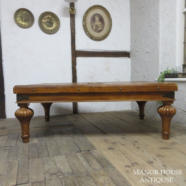  England antique furniture coffee table runner table store furniture wooden Britain TABLE 6236d