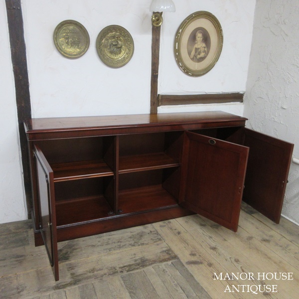  England antique furniture sideboard cabinet display shelf cupboard wooden mahogany Britain SIDEBOARD 6554d