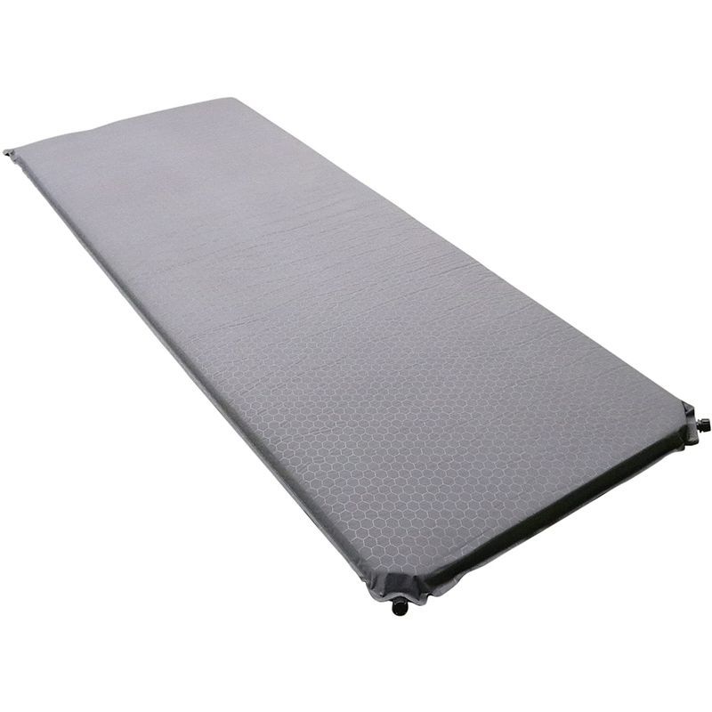  angle profit industry inflator mat suede style 7cm thickness outdoor mat camp sleeping area in the vehicle automatic expansion compact storage sack attaching gray / black 