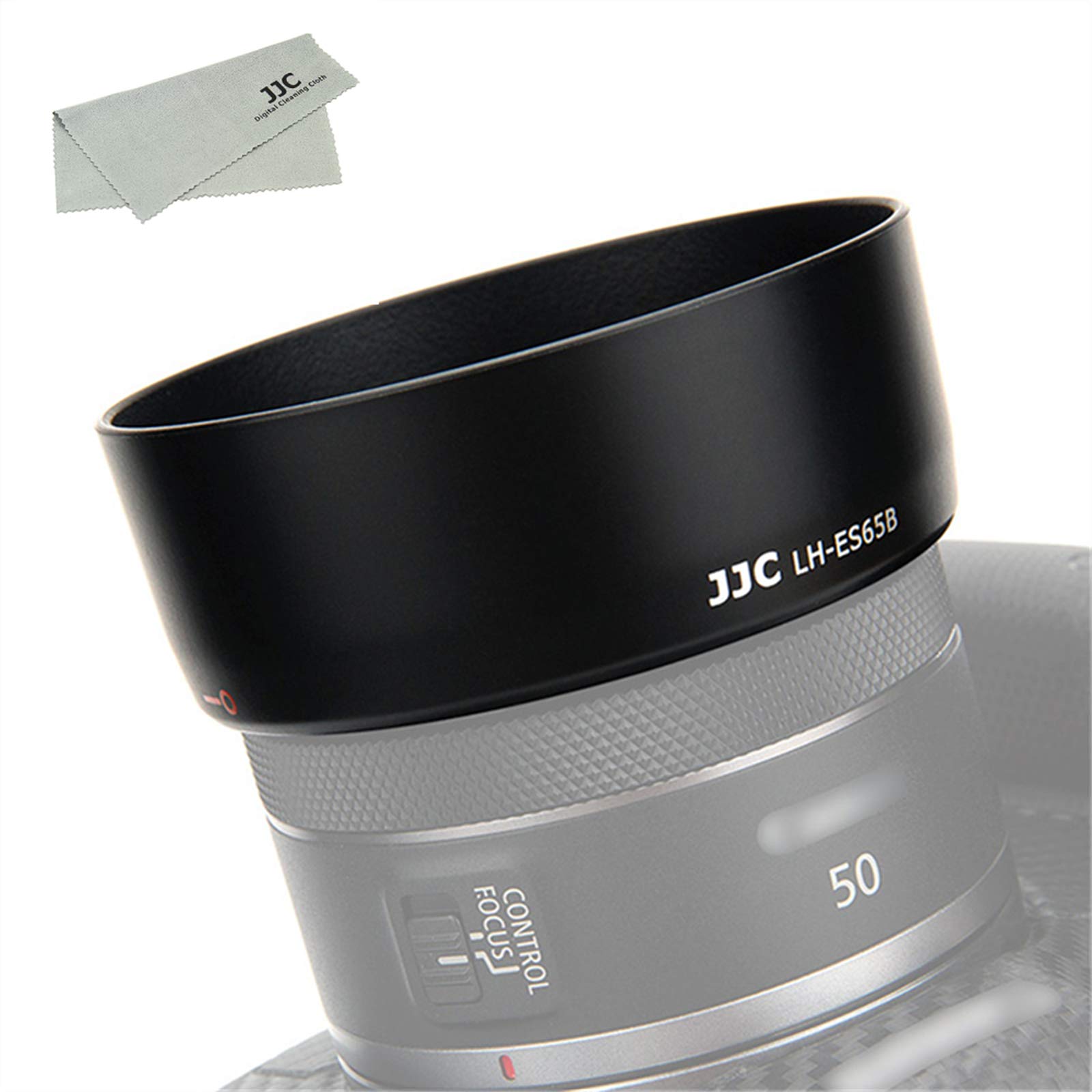 JJC JJC ES-65B レンズフード Canon RF 50mm F1.8 STM レンズ 用 キヤノン EOS R5 R6 R RP ...