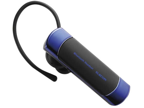 エレコム A2DP対応 Bluetoothヘッドセット LBT-HS20MMPBU（ブルー）×1セット イヤホンマイク、ヘッドセットの商品画像