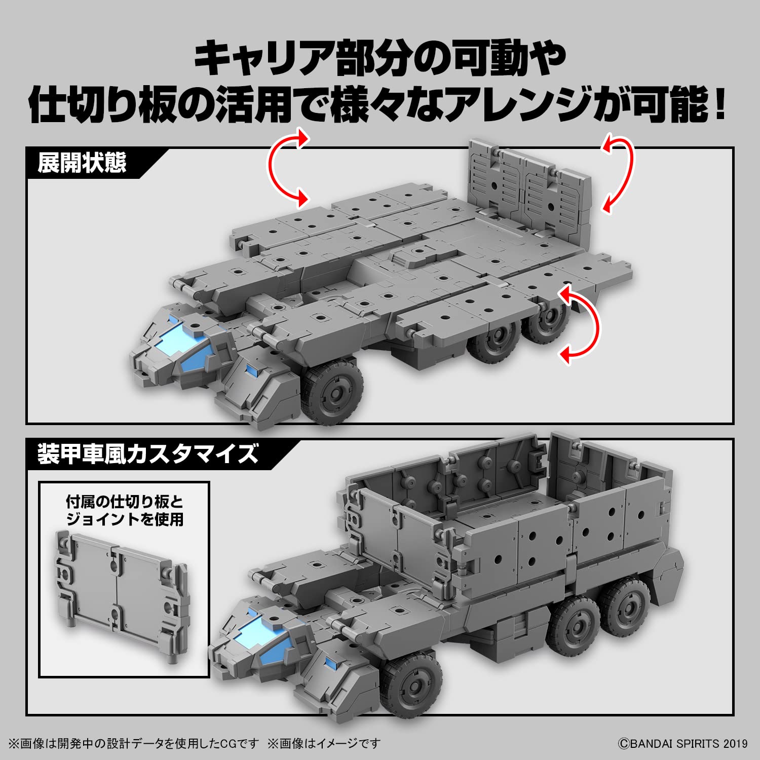 BANDAI SPIRITS( Bandai Spirits ) 30MMeg The vehicle ( cusomize багажник Ver.) 1/144 шкала цвет разделение завершено пластиковая модель 