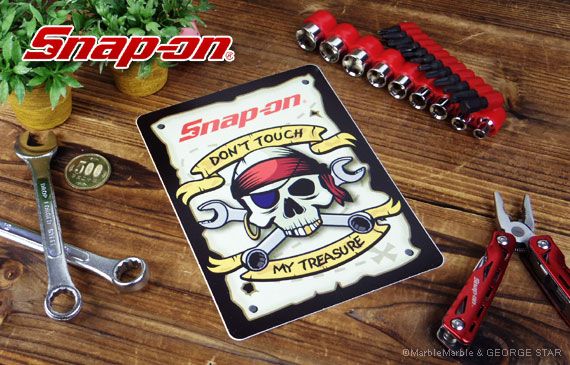 H4 Snap-on Snap-on american стикер Pirates Skull DON'T TOUCH MY TREASURE 017 american смешанные товары 