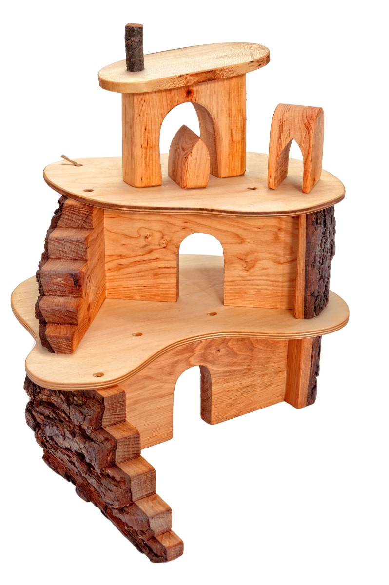 [ tree house Klein ] кукольный дом из дерева игрушка Magic дерево фирма Германия 