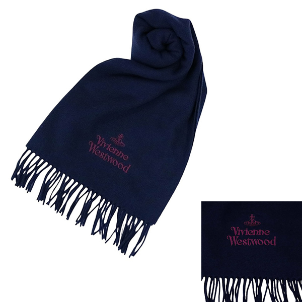 マフラー 25-W00Q7-K410 （NAVY BLUE）