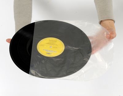  record jacket LP record [ bonus store +5%] 12 -inch for inner jacket HD made circle bottom half transparent 500 pieces set /LP-003