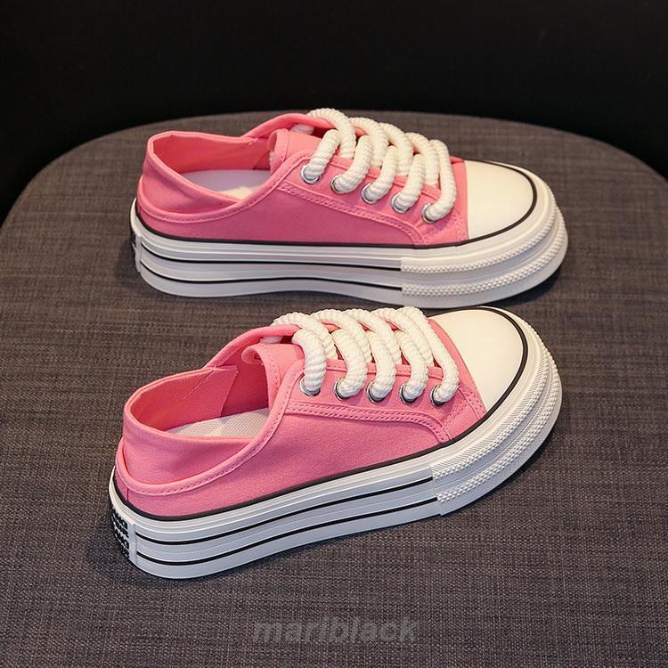  sneakers lady's heel .... futoshi cord thickness bottom canvas canvas low cut shoes shoes 