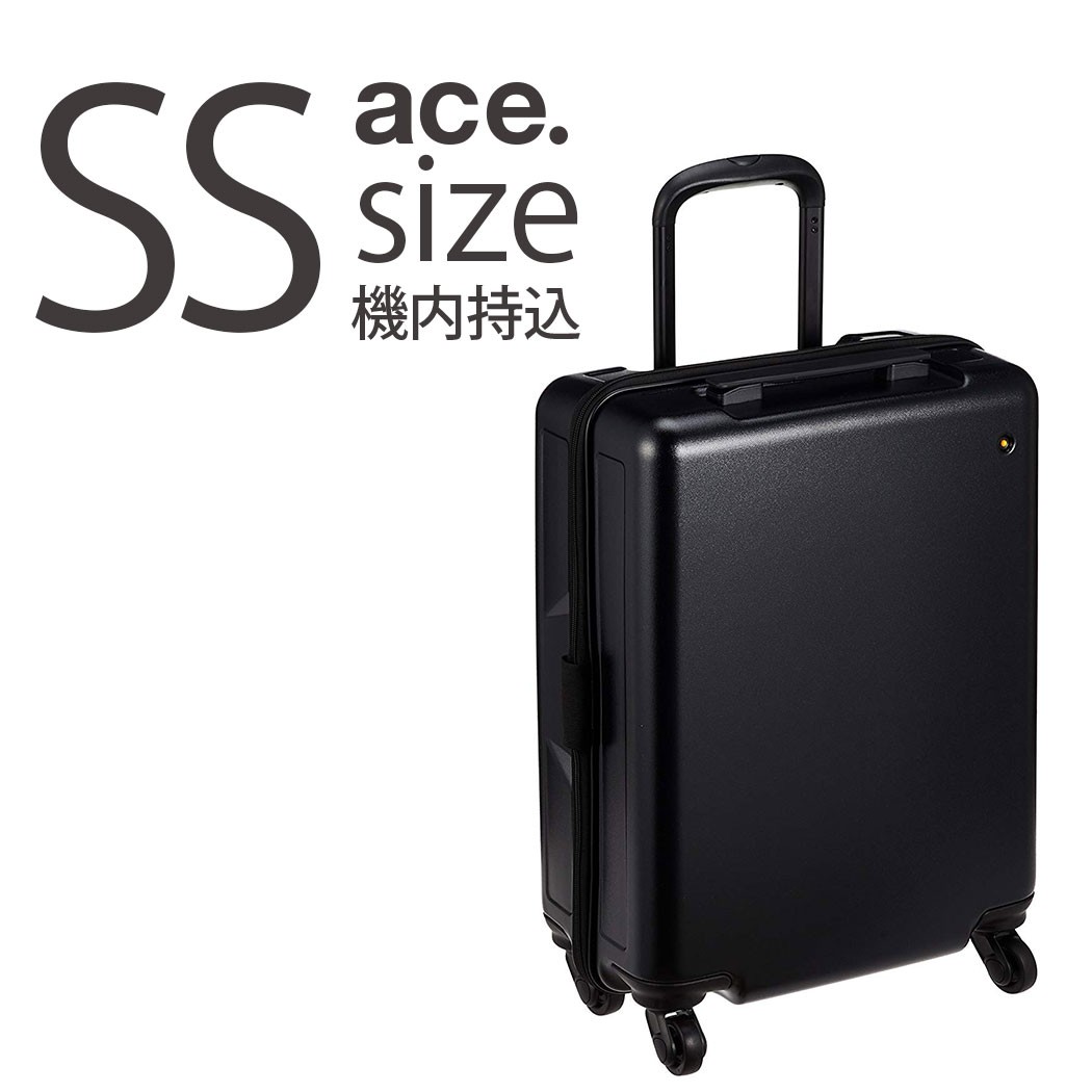 Ace DPキャビンワン 拡張式 38リットル 06333（ブラック） ace. GENE LABEL 旅行用品 ハードタイプスーツケース