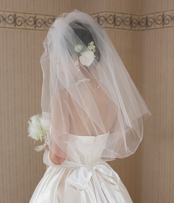 バルーンベール 綿帽子みたいなウェディングベール ショート丈 We571 ウエディング工房てくまりんぼ 通販 Yahoo ショッピング