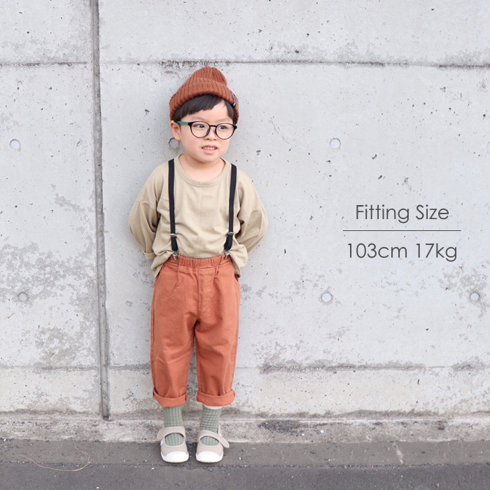 韓国子供服 サスペンダー