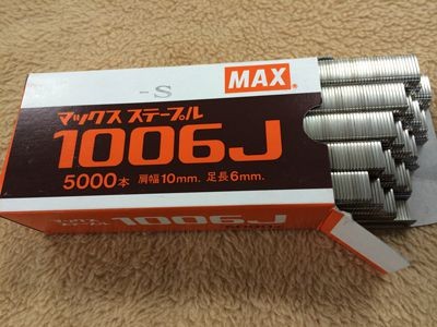  Max staple из нержавеющей стали Tucker 1006J-S 500шт.@ роза .(1006j-s)[ кошка pohs отправка ]