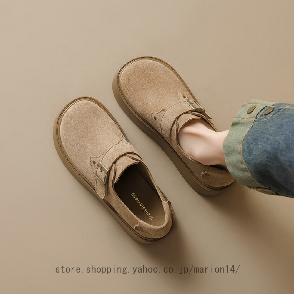 женский Loafer толщина низ ... обувь туфли-лодочки платформа спортивные туфли коричневый n ключ каблук туфли без застежки кожа обувь кожа обувь женщина manishu обувь студент 