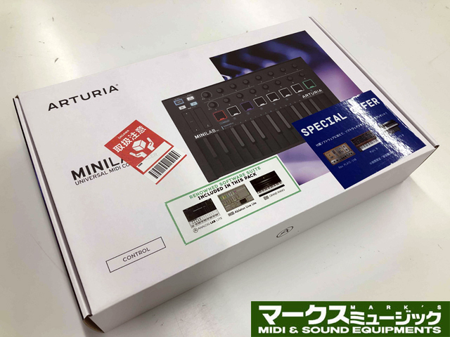 Arturia MiniLab MkII DEEP BLACK MIDI controller outlet [ classification C]