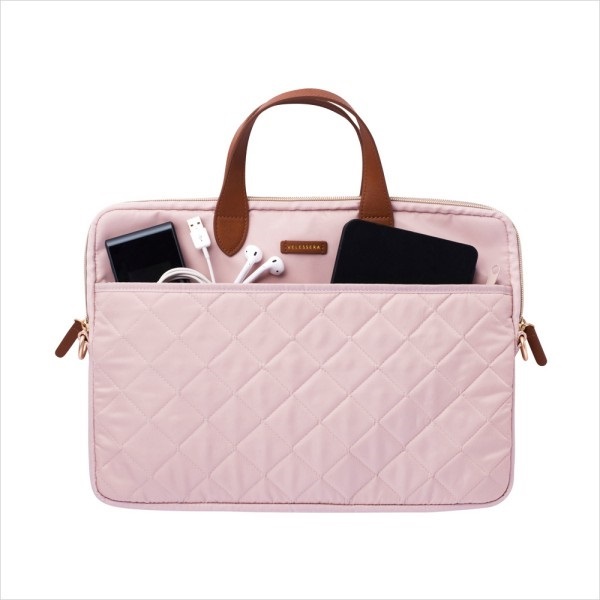 PC bag personal computer case lady's stylish carrying case keep hand attaching quilting digital accessory Mark s