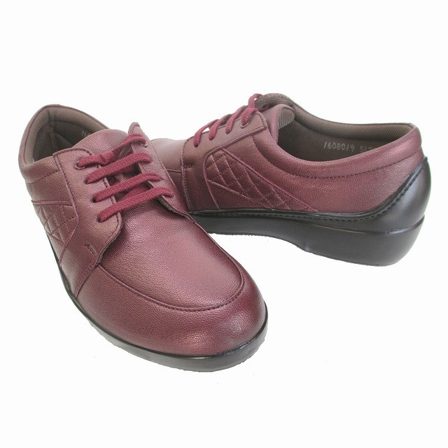 bon step made in Japan Bon Step 5673 lady's walking shoes made in Japan work shoes commuting shoes travel shoes comfort black wine 