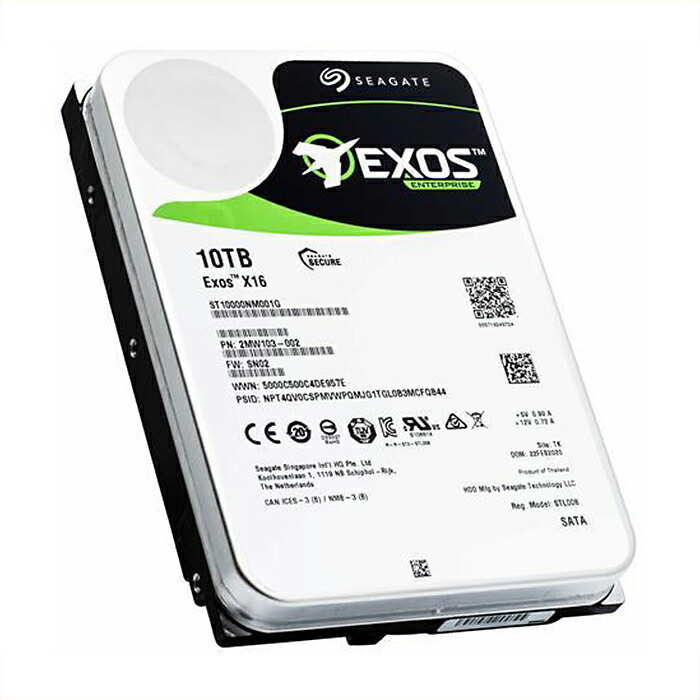 Seagate ST14000NM001G ［Exos X16 14TB］ Exos 内蔵型ハードディスク