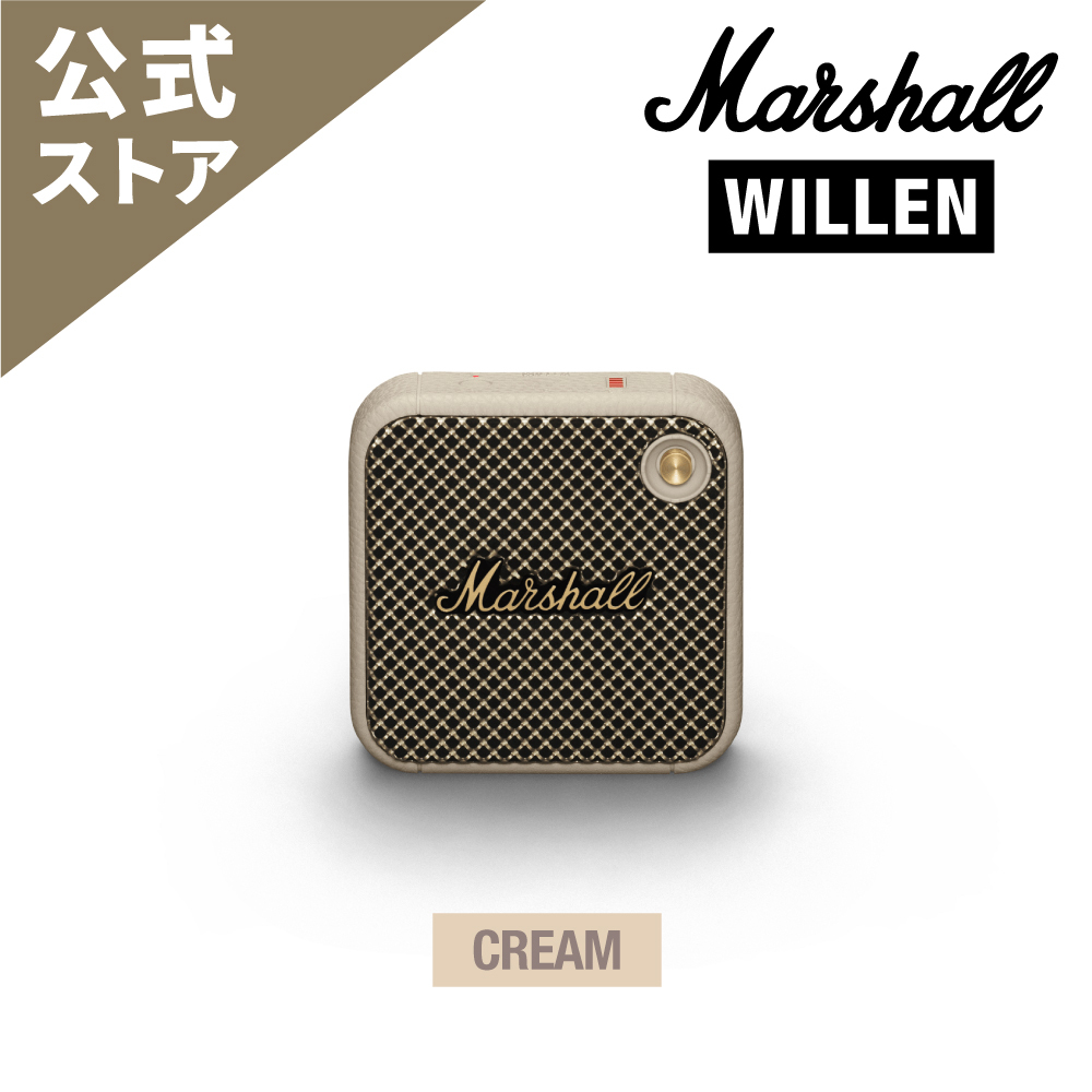 Marshall Marshall беспроводной динамик WILLEN-CREAM крем [IP67 пыленепроницаемый * водонепроницаемый / телефонный разговор соответствует / несколько шт. подключение возможность ]