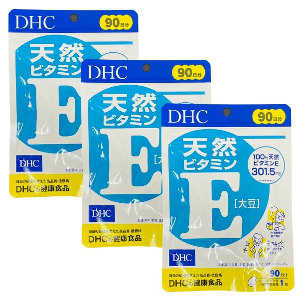 DHC natural vitamin E virtue for 90 day 3 piece set free shipping 