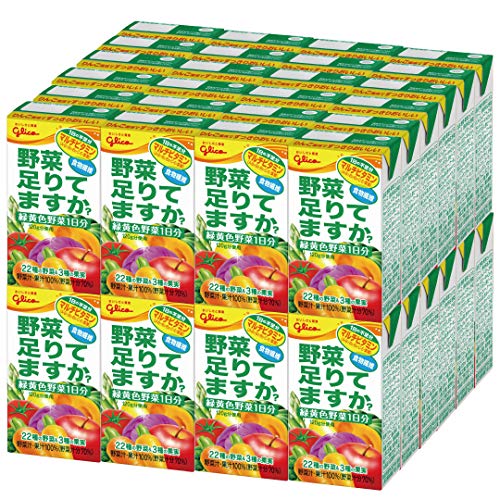 グリコ グリコ 野菜足りてますか 125ml 48本 紙パック 野菜ジュース 最安値 価格比較 Yahoo ショッピング 口コミ 評判からも探せる