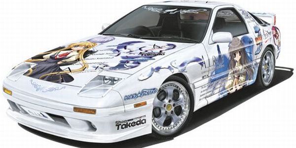 AIR FC3S RX-7 後期型 RE雨宮仕様 （1/24スケール 痛車 No.13 048849）