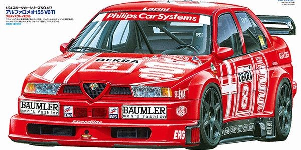 未組立 タミヤ スポーツカーシリーズ No.137 1/24 アルファロメオ 155 V6 TI  ITEM 24137 ITGQ3KJSG08T-D-A015-byebye タミヤ アルファロメオ 155 V6TI （1/24スケール スポーツカー No.137
