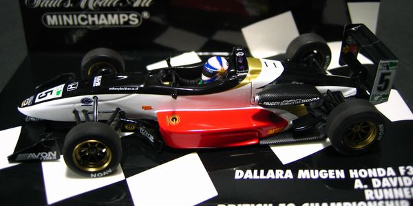 ミニチャンプス ダラーラ 無限 ホンダ F301 F3 A. デビッドソン 2001