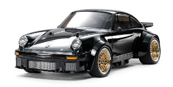 ポルシェ934ターボ ブラック1/18 タミヤ 1/10RC ポルシェ ターボ RSR 934 ブラックエディション（TA02SW