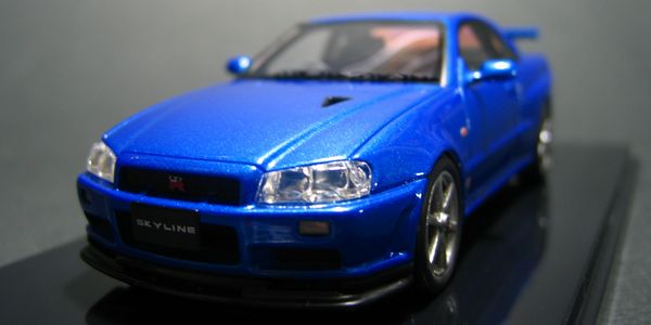 京商 ニッサン スカイライン GT-R V-SPEC II （BNR34） （ベイサイド