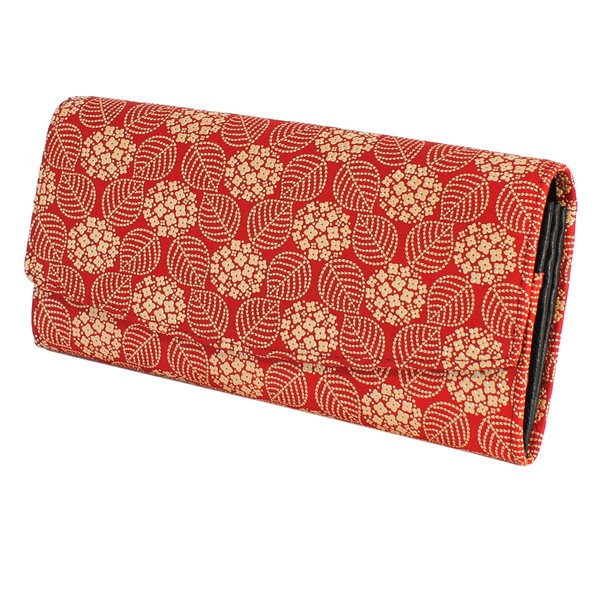 あじさい/赤地×白漆