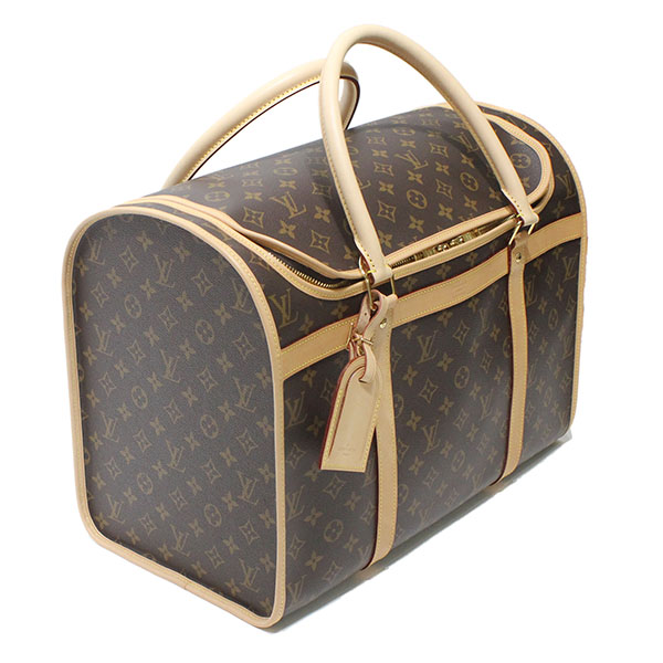  Louis Vuitton LOUIS VUITTON монограмма собака * сумка M45662 Brown домашнее животное Carry плечо собака кошка маленький размер собака бренд 