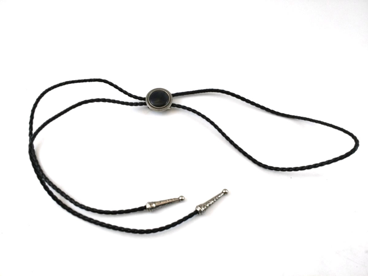|Y!1 ранг | античный шнур петля Thai BORO Thai простой Circle иен черный X серебряный петля Thai женский мужской Vintage металлические принадлежности модный галстук 