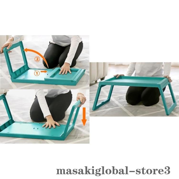  folding table side table bed table multipurpose compact folding convenience computer desk tablet put go in ... bed. on furniture 