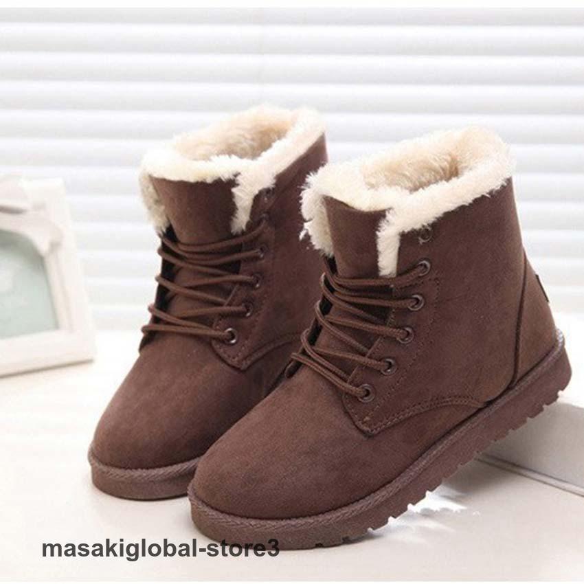  боты женский ботинки Short снегоступы защищающий от холода . скользить предотвращение скольжения зимний casual зимний обратная сторона ворсистый теплый хлопок обувь снег обувь боа ботинки модный осень-зима 