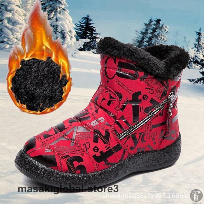  боты снегоступы женский ботинки мутон ботинки обратная сторона ворсистый теплый зима дождь дождь для снег снег для водонепроницаемый . скользить водоотталкивающий 
