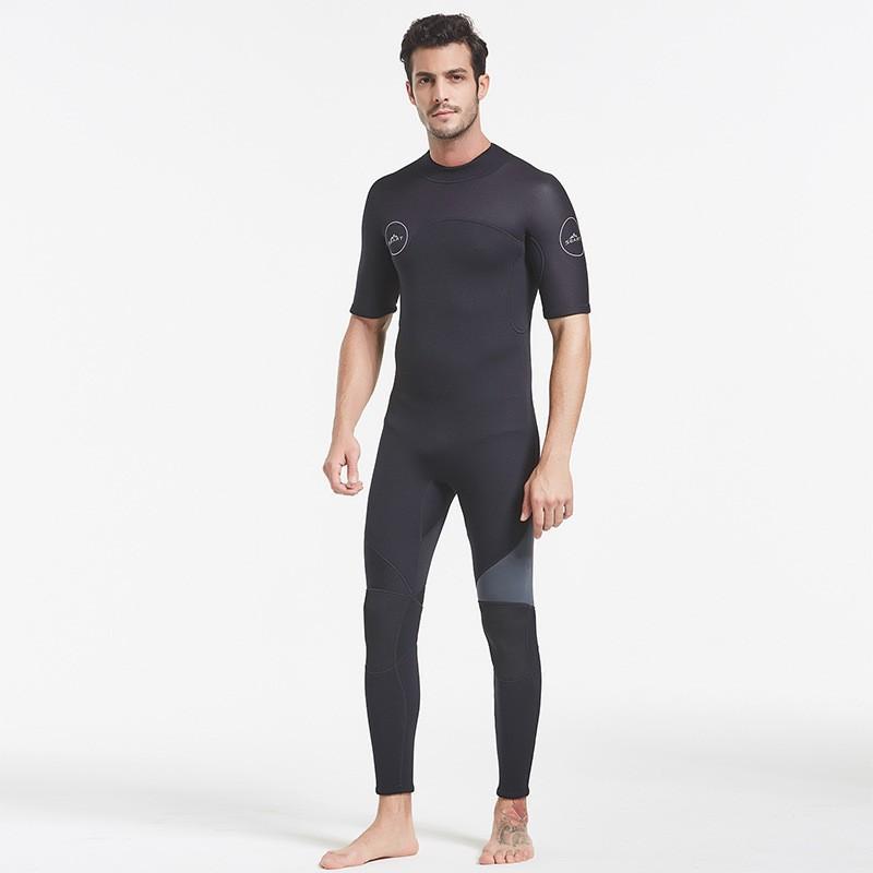  Seagull wet suit 3mm surfing men's stretch neoprene back Zip marine sport 