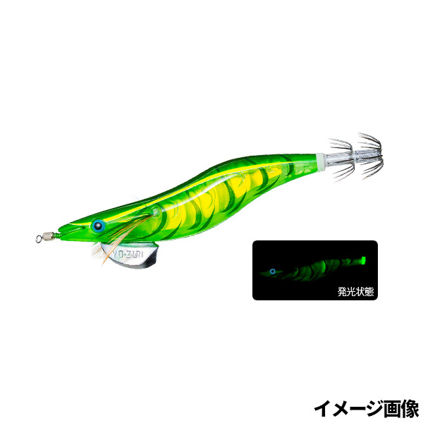 DUEL アオリーQ 3D 3.5号 16 CLMB クリアー夜光グリーンボイル YO-ZURI エギ、餌木の商品画像