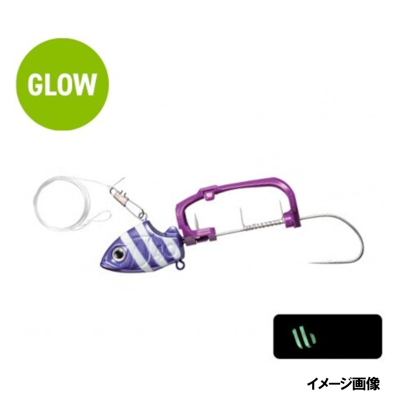 サーベルマスター 船テンヤ ゲキハヤ 30号/M 紫ゼブラ夜光Kの商品画像