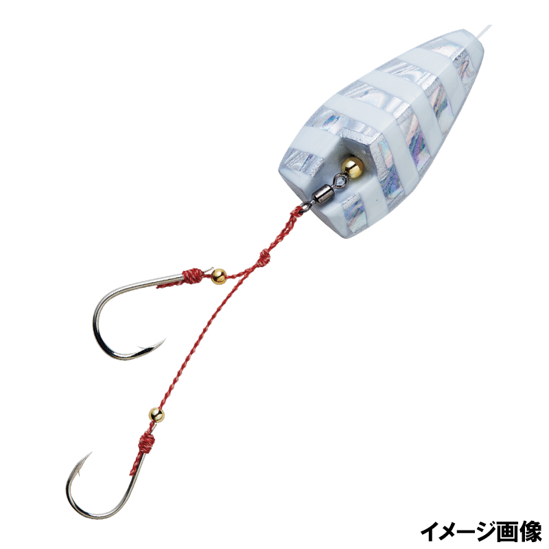 貫撃遊動テンヤ 8号 ケイムラゼブラグローの商品画像