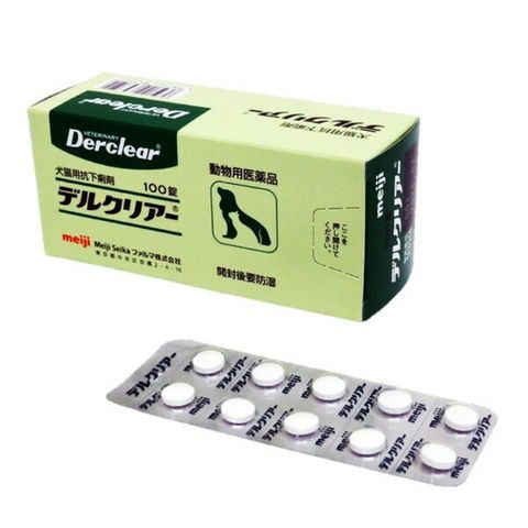 デルクリアー錠 犬猫用抗下痢剤 100錠×1箱の商品画像