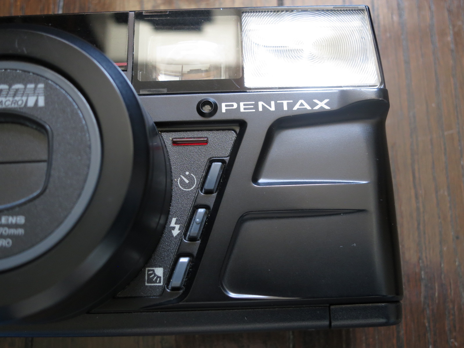 PENTAX Pentax ZOOM-70 DATE compact camera AF ZOOM MACRO film camera case attaching operation not yet verification 