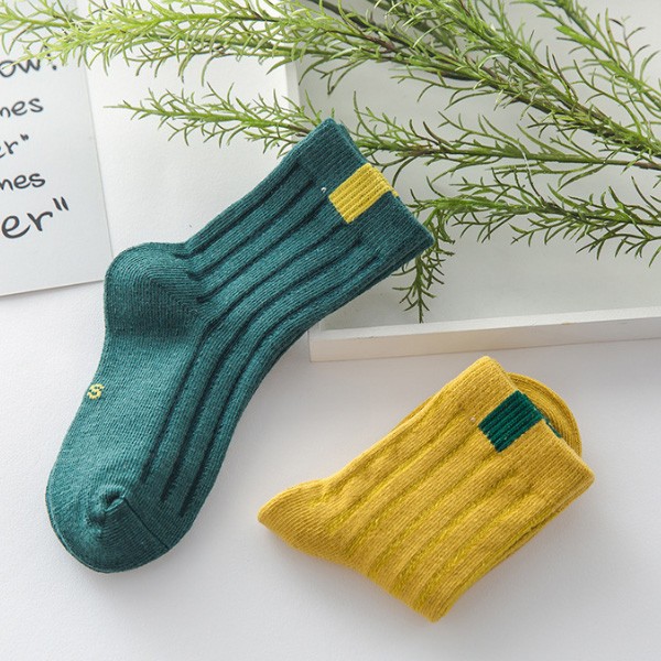 キッズ 子供服 女の子 男の子 海外ブランド シンプルおしゃれ靴下5足セット Mv1242 Mavelous 通販 Yahoo ショッピング