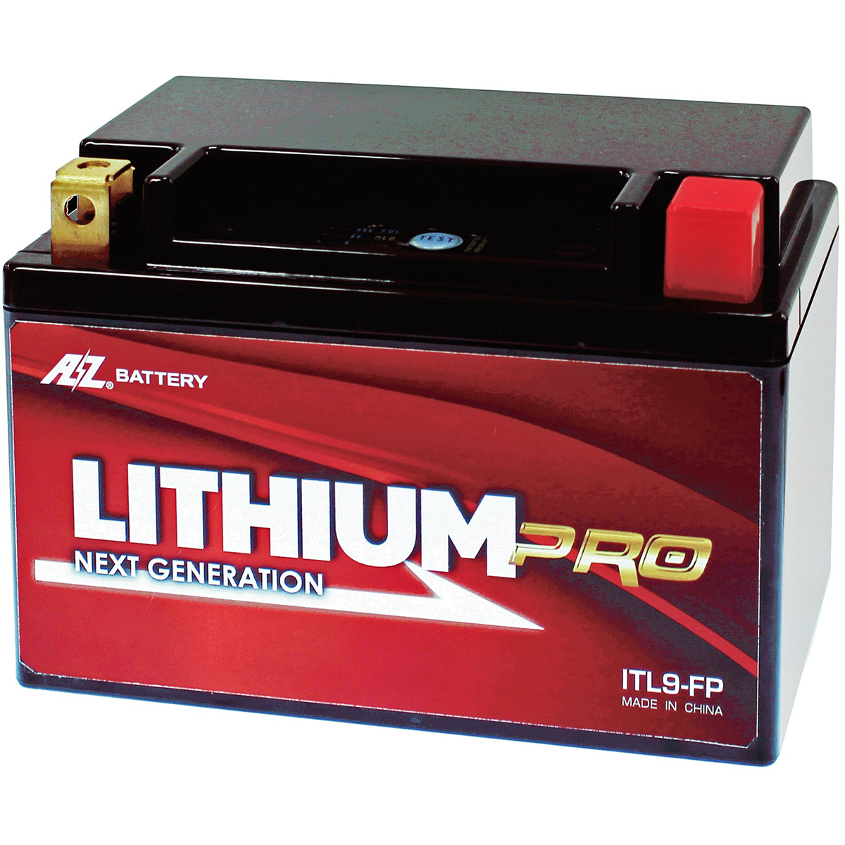 AZ battery lithium ITL9-FP PRO interchangeable YTX9-BS YTX12-BS YT12A-BS YTZ12S YTX14-BS YTZ14S YTX16-BS YTX20-BS YTX24H-BS YTX30-BS