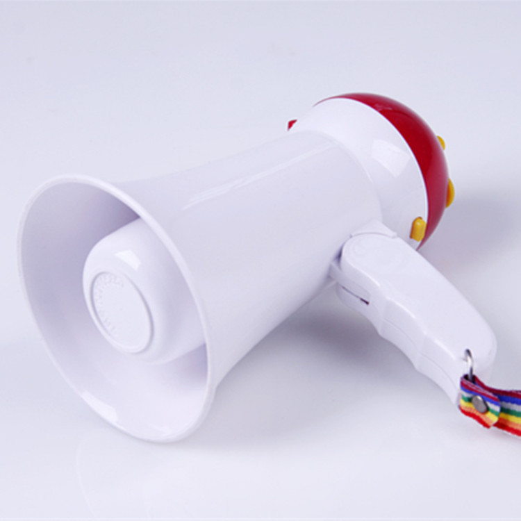  free shipping megaphone megaphone respondent . loudspeaker small size siren attaching hand megaphone folding with strap compact 