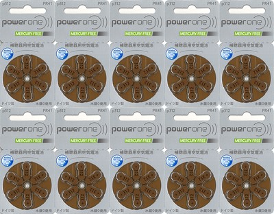  слуховой аппарат батарейка PR41 (312) энергия one powerone 10 упаковка pr41 бесплатная доставка 