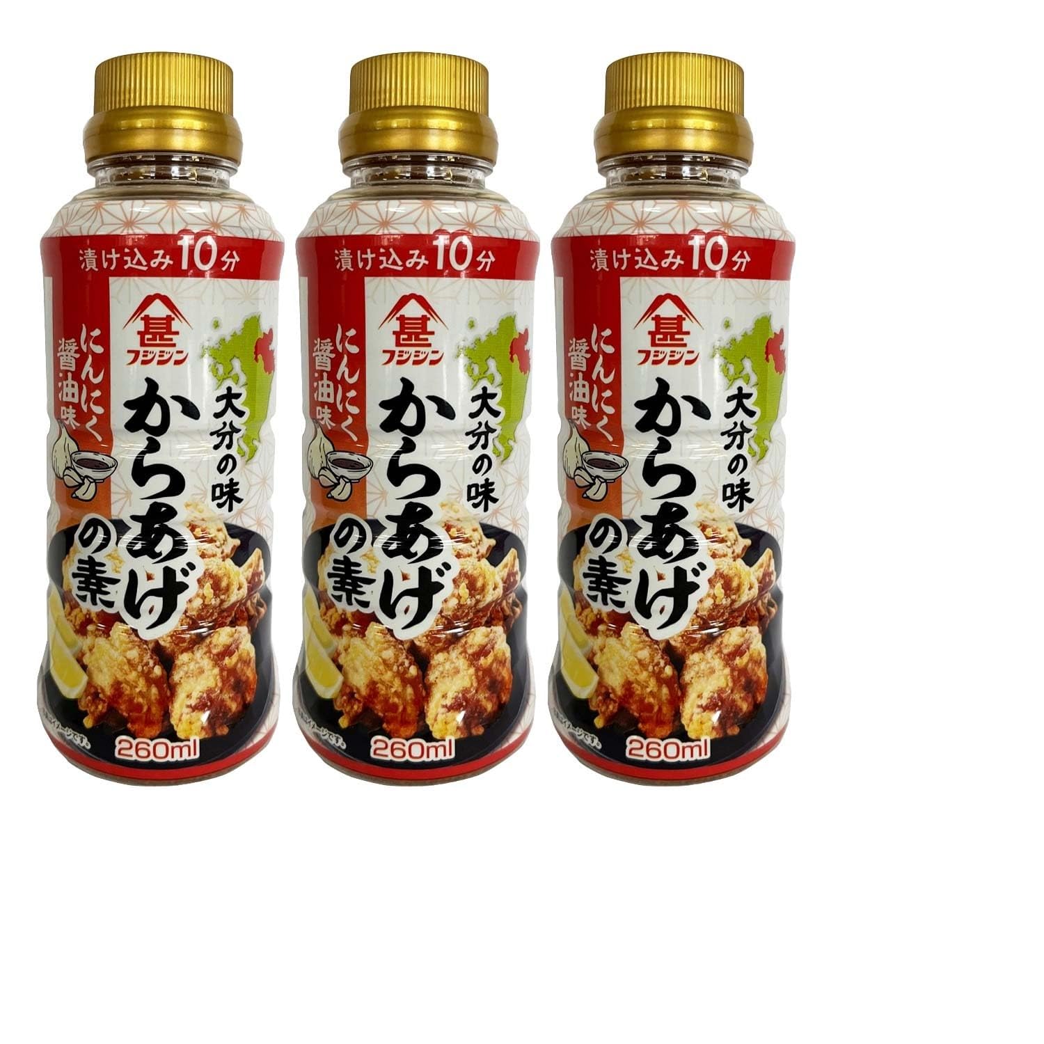  Fuji Gin карааге. элемент ( чеснок соевый соус тест ) 260ml×3шт.@ соевый соус тест основа. ..tare/ Ooita. тест ×3шт.