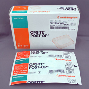 smith＆nephew スミス・アンド・ネフュー オプサイト POST-OpII 9.5×8.5cm 20枚入 66000709 絆創膏の商品画像