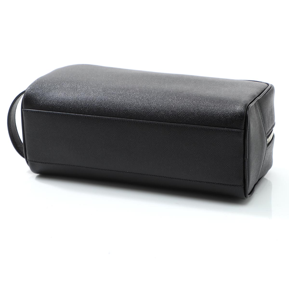  sun rolan SAINT LAURENT pouch GROOMING CASE IN GRAIN DE POUDRE EMBOSSED LEATHER black men's 609347-1gf0n-1000