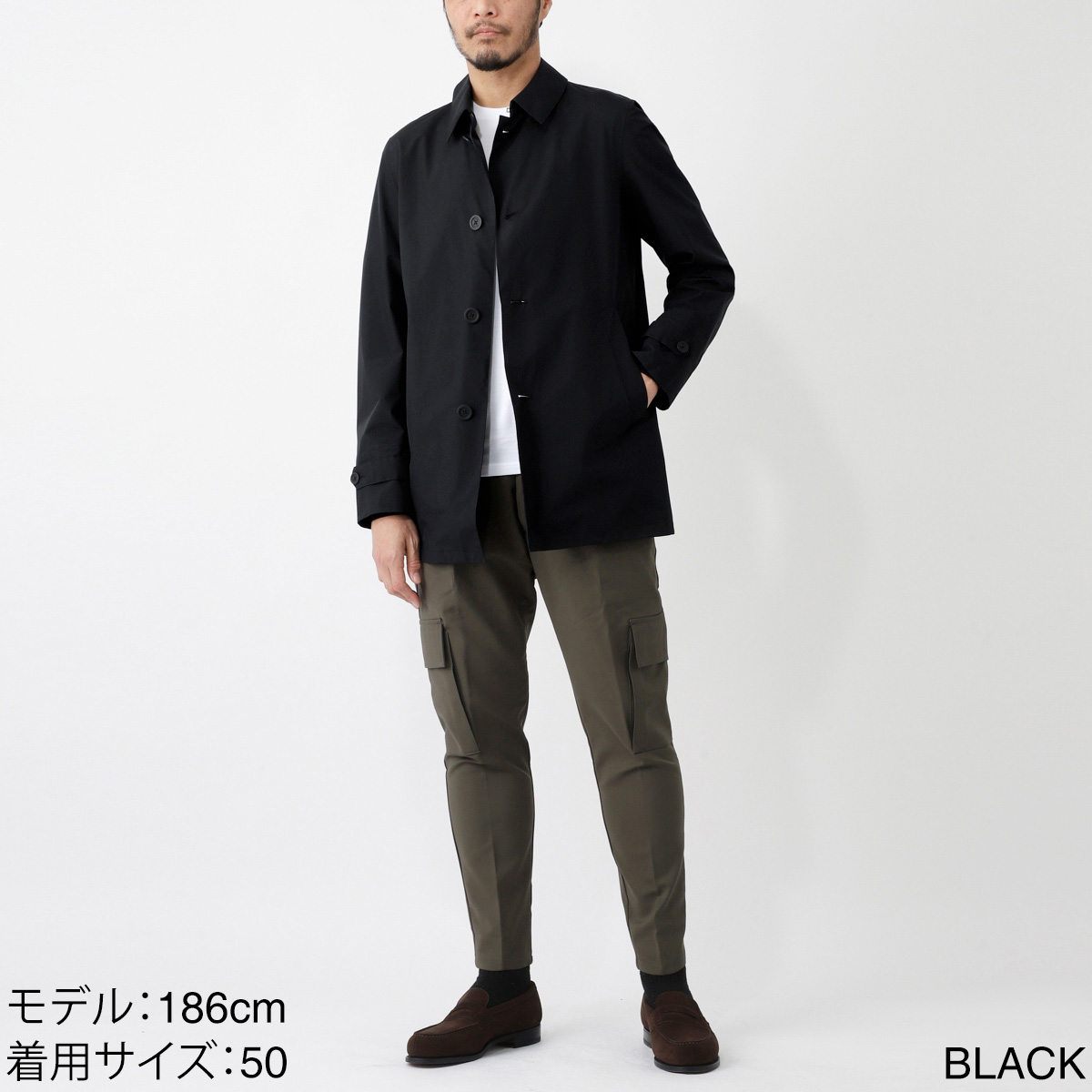  ад noHERNO плащ HERNO LAMINAR SARTORIAL ENGINEERING 2LAYER GORE-TEX RAINCOAT WITH BUCKET HAT пальто с отложным воротником большой размер есть черный 