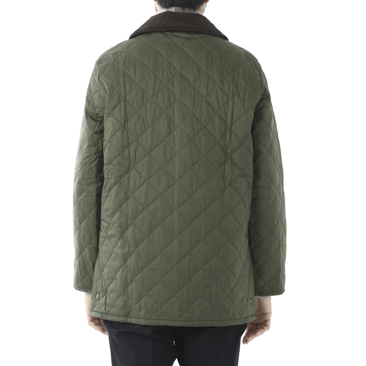  Bab a-Barbour стеганная куртка BARBOUR LIDDESDALE QUILT стеганое полотно блузон мужской mqu0001ol91-olive