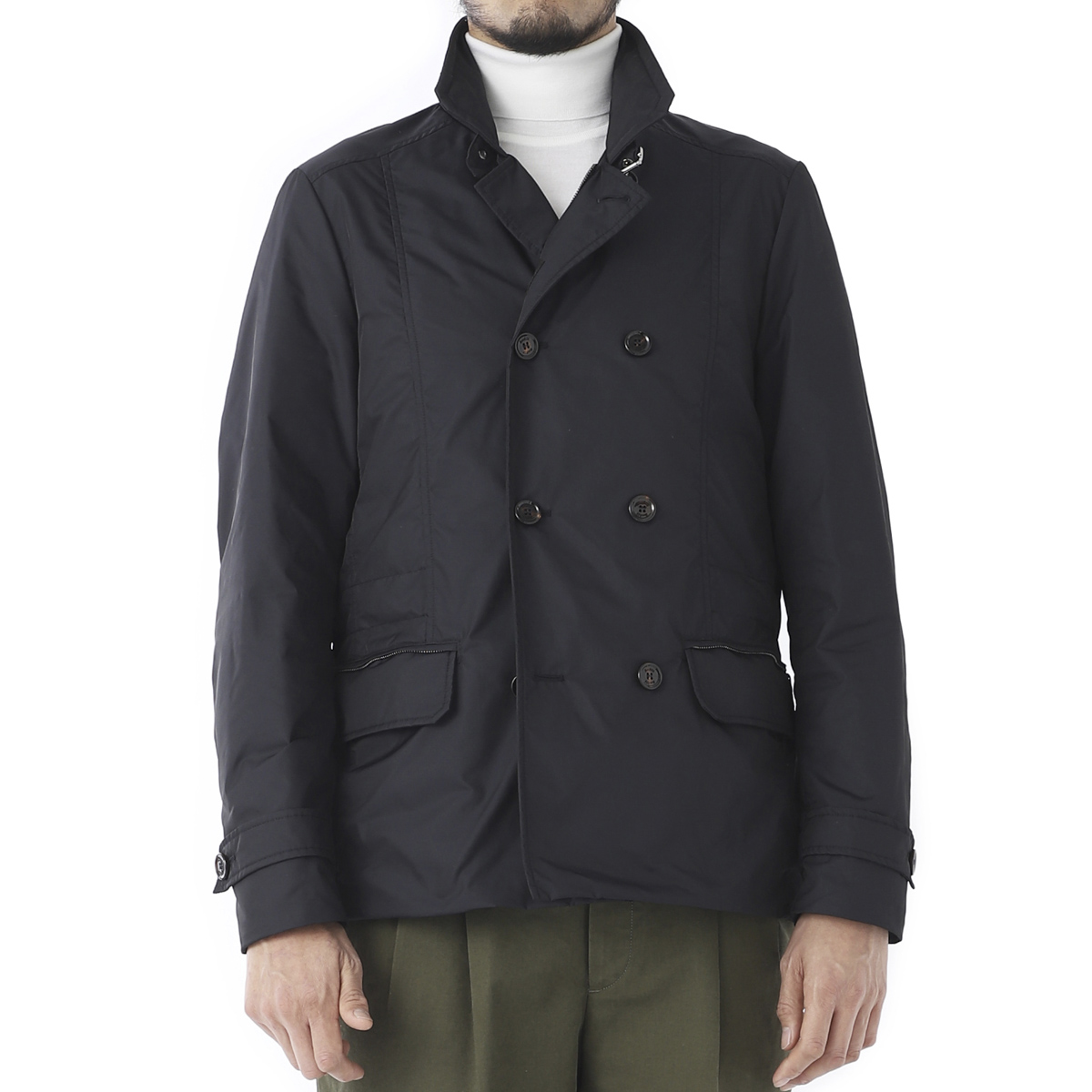 m-re-MOORER with cotton blouson NABUCCO-KM large size equipped men's nabucco-km3-blu